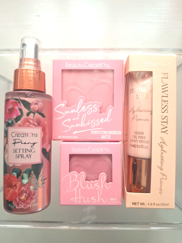 Beauty Bundle - Beauty Creations Blush, bronzer, setting spray & Primer