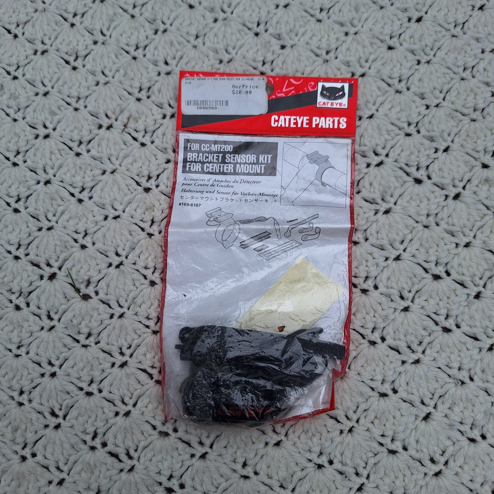 NEW Cateye CC-MT200 Bracket Sensor Kit Center Mount #169-6167