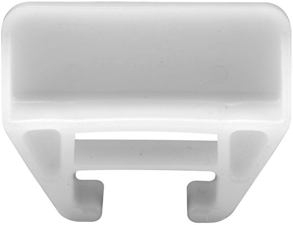 Drawer Track Guide & Glides, White, Pack of 2