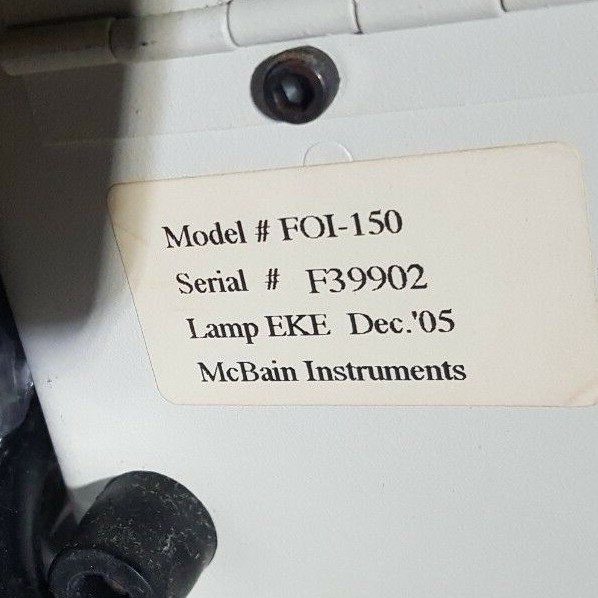 MCBAIN INSTRUMENTS FOI-150 Fiber Optic Illuminator (RBD7.2)