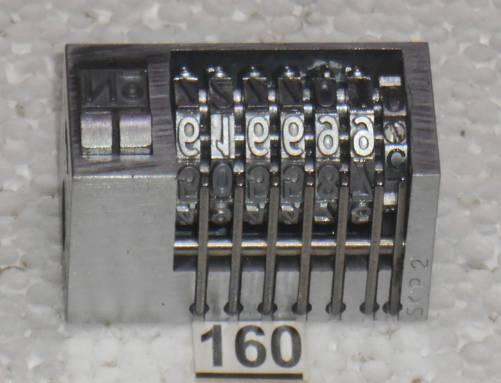 COUNT SKP 2 | letterpress numbering machine | 160