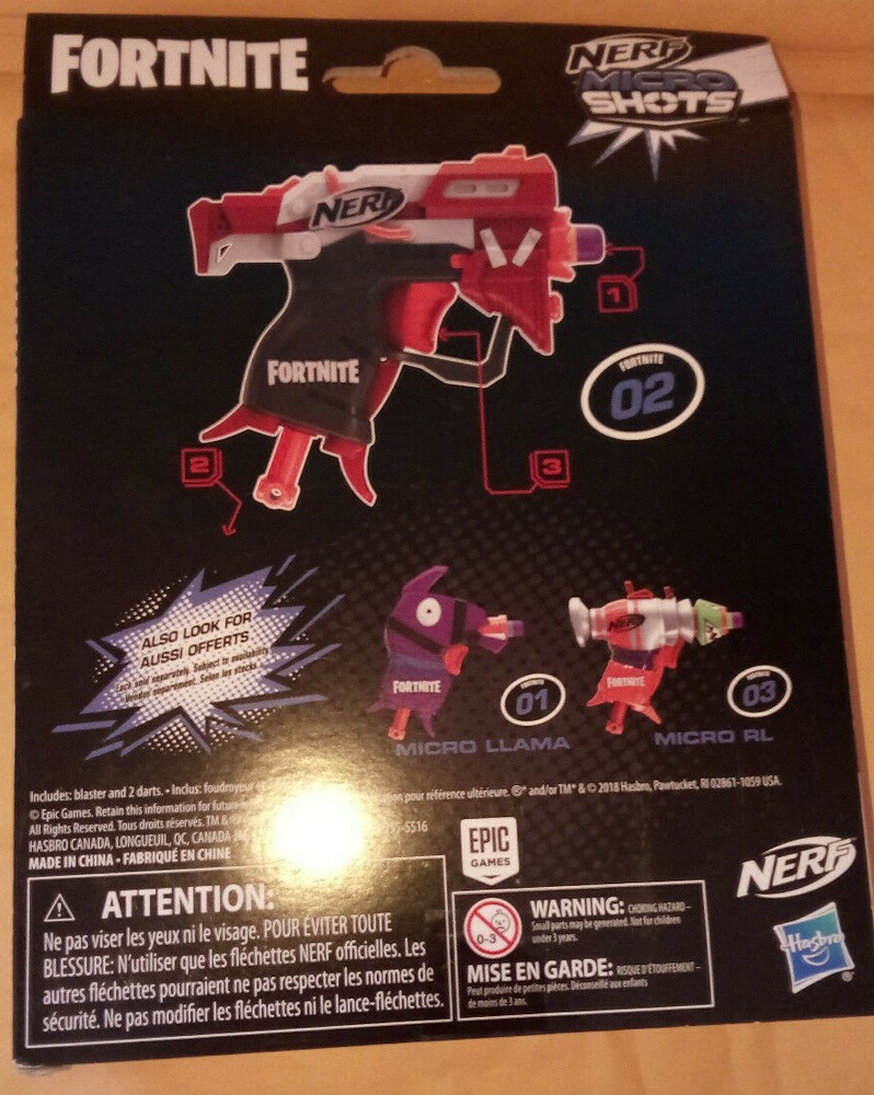 Nerf Micro Shots Fortnite Micro TS