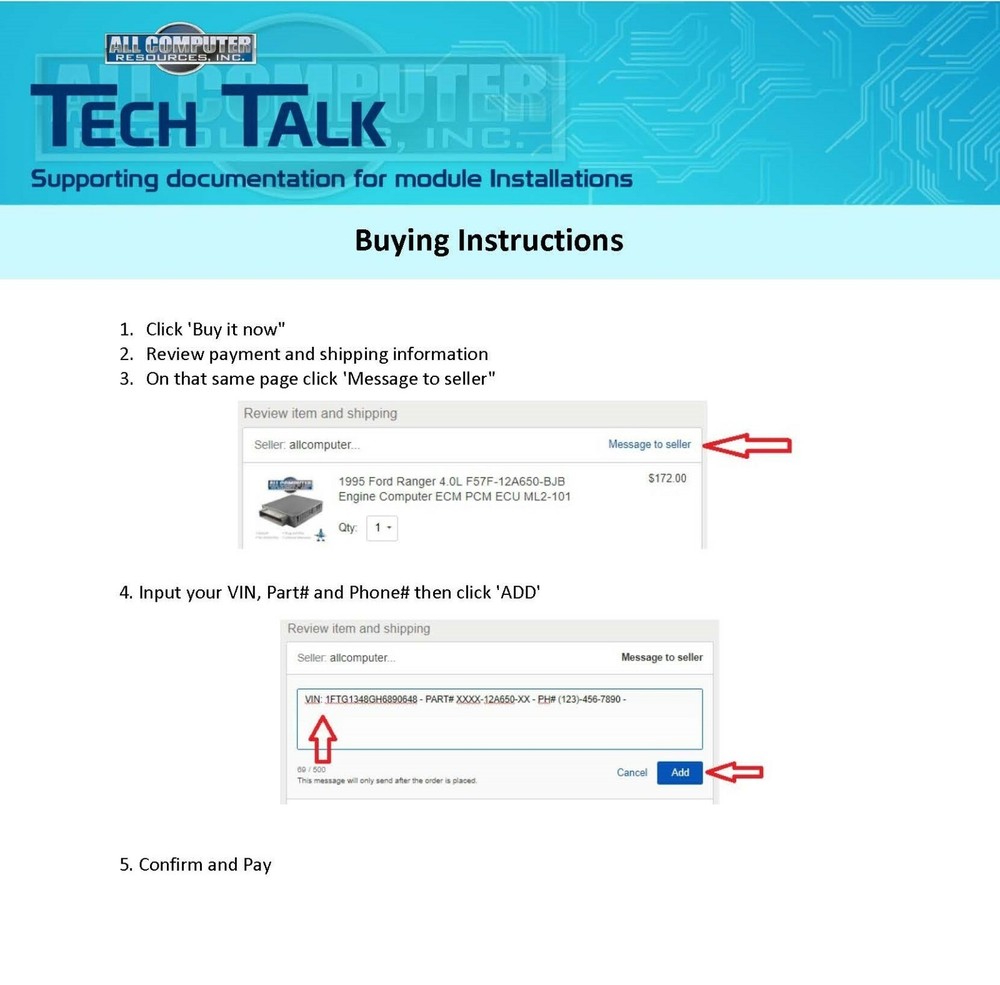 GM ACDelco Service # 12617230 Engine Computer PCM ECM ECU