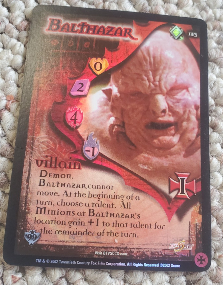 Buffy CCG - Balthazar (Class Of 99 #123) Foil