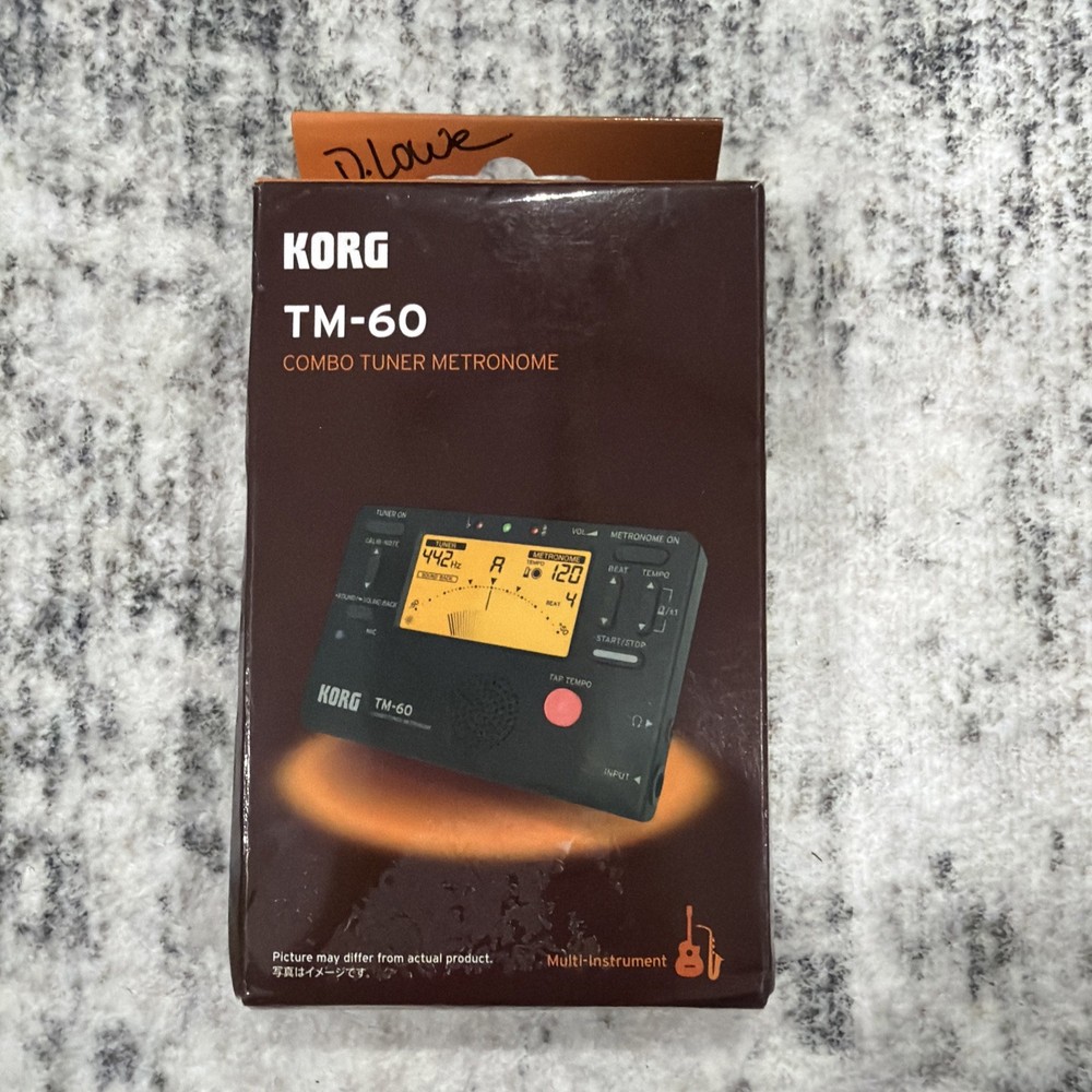 Korg TM60BK Combo Metronome - Black New In Box Multi-instrument