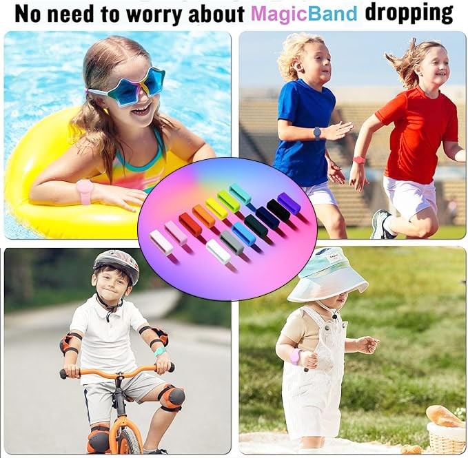 Xininyia Compatible with Disney Magic Bands, MagicBand+ & 2.0 & More, [14-Pack]