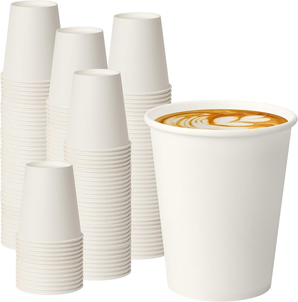 Disposable 8oz Paper Coffee Cups 400 Pack