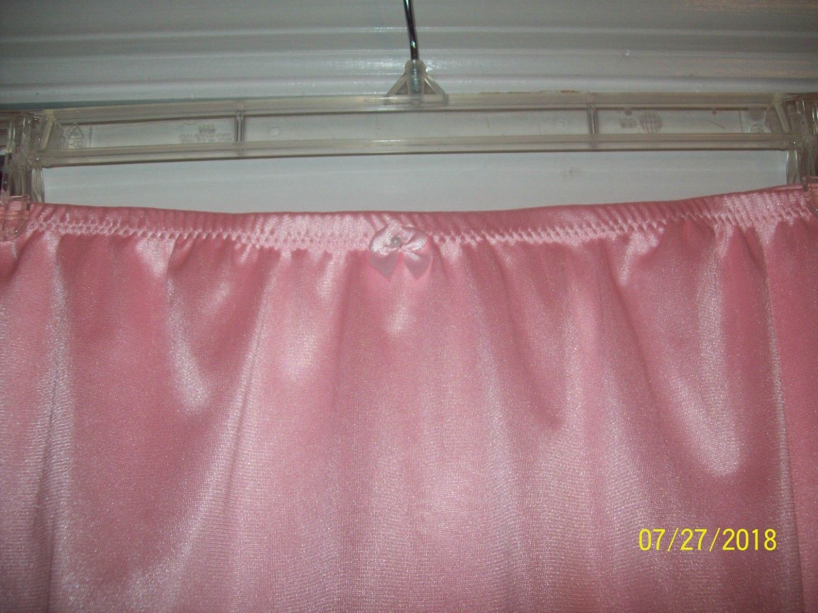 PINK Tricot LONGER SLIP & PANTY COMBO * Men Women * Waist 24-34" * Length 38" **