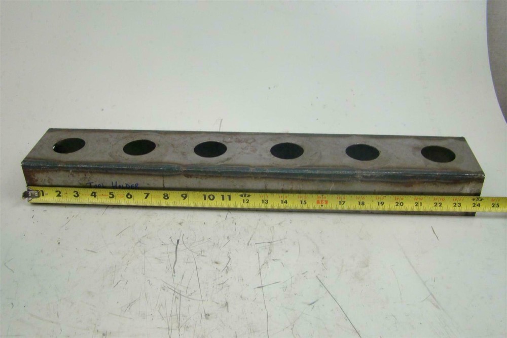 Machining Center Tool Holder Block, 24" x 4"