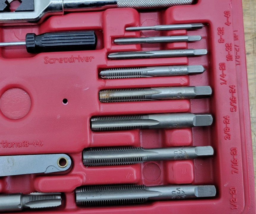 MAC Tools Tap and Hex Die Set 41 PC SAE TD41SAES - Pre-owned