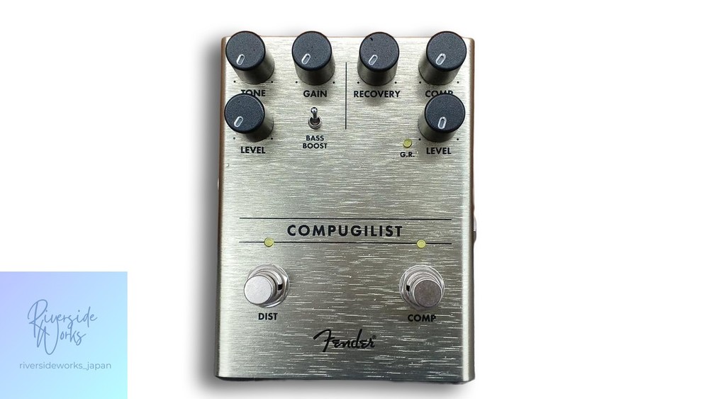 Fender Compugilist Compressor Effects Pedal for Guitar