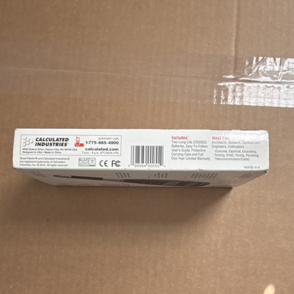 Calculated Industries Scale Master Pro 6025 Digital Plan Measure Digital Display