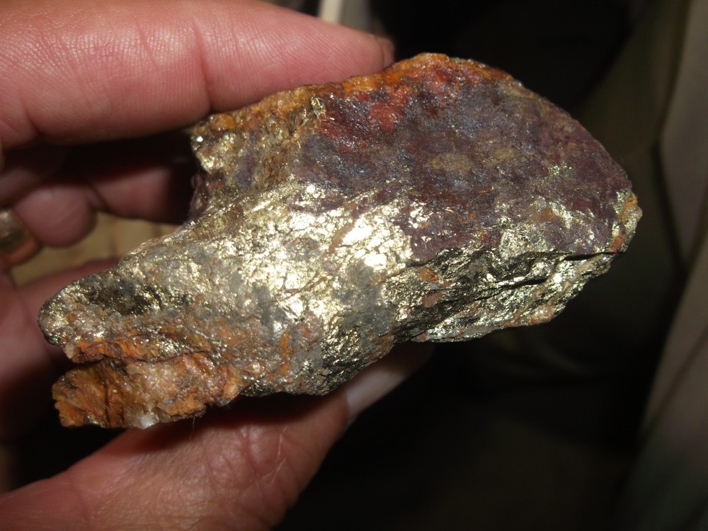 Gold, silver, copper, 315 grams samples ,ore high grade .
