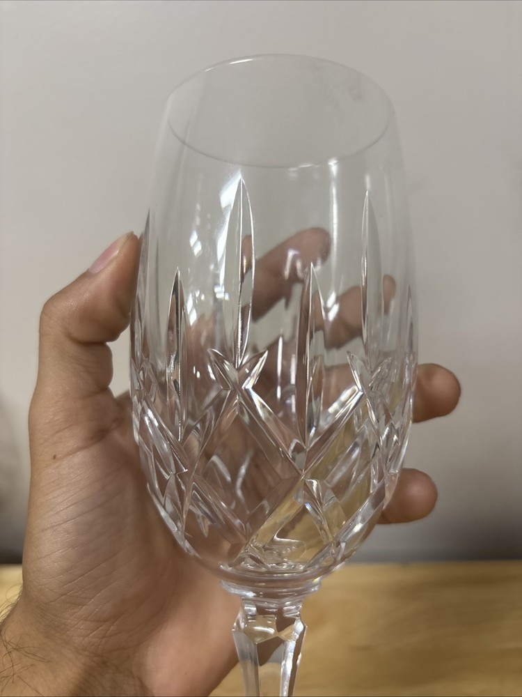 Iced Tea Glass Goblet Gorham Crystal Lady Anne Pattern 7 5/8"