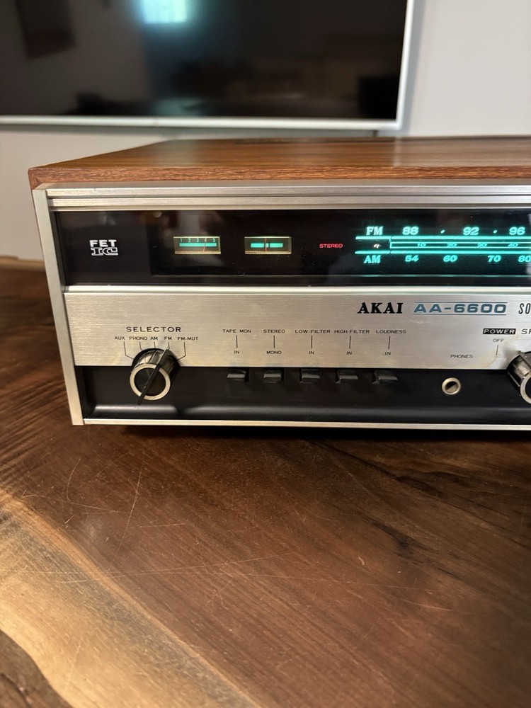 AKAI AA-6600 Stereo Receiver, Tested, Working Order