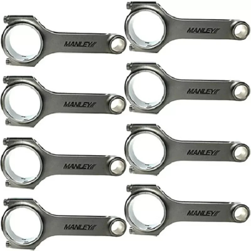 OVERSTOCK SALE! Manley 14051R-8 H-Beam Connecting Rods Standard Weight LS-1