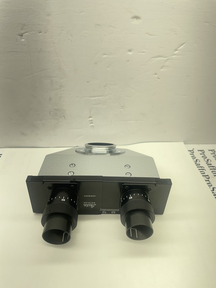 Leitz Wetzlar Binocular Microscope Head for HM LUX DIALUX MINT