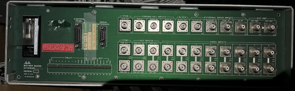 Grass Valley 100 Production Switcher - no cable