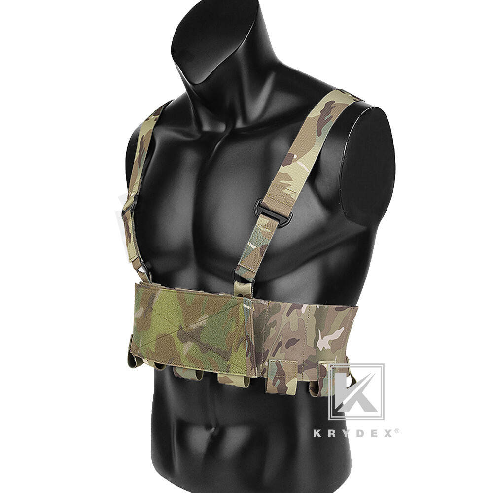KRYDEX Concealed Carry Low-Vis 5.56 Ready Chest Rig Tactical Elastic Cummerbund