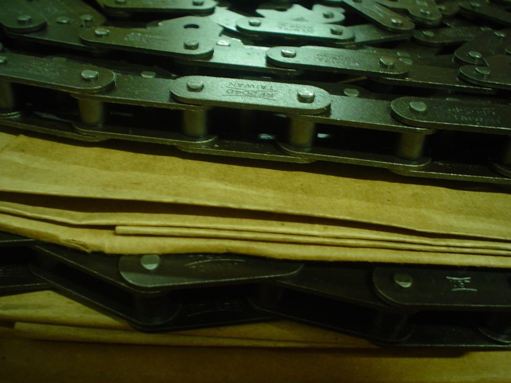 RF2040 Roller Chains - Lot of 2 chains - approx 40' each chain
