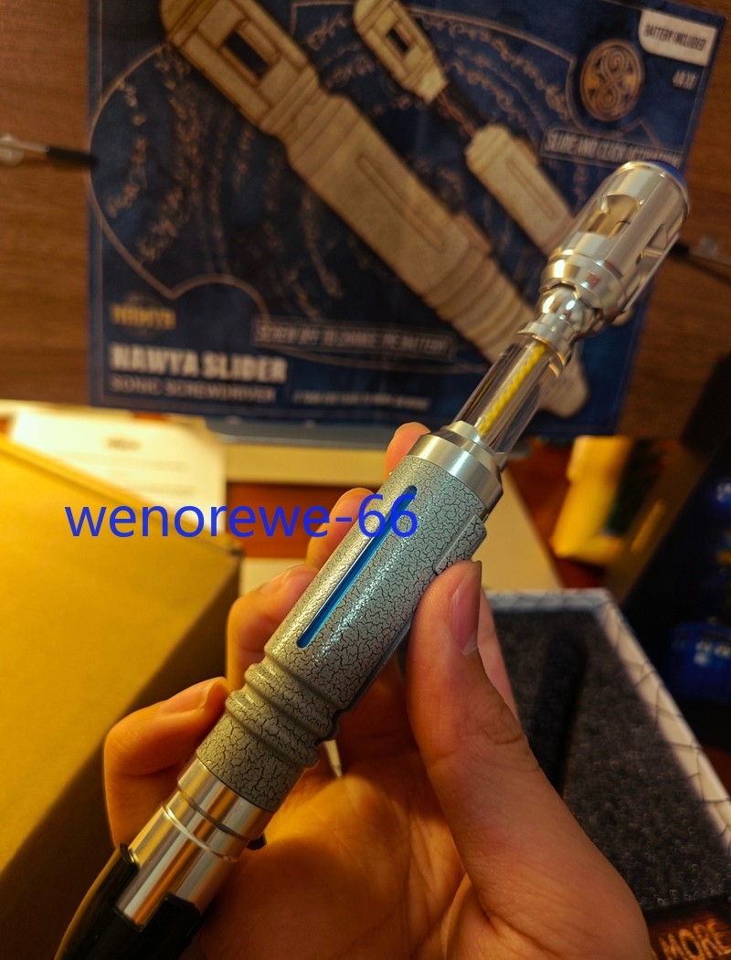 US Now!! NAWYA Doctor Who 10th Replica Metal LED Sonic Screwdriver Scalable Prop