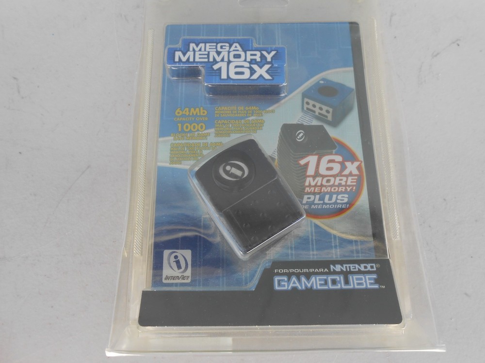 Mega Memory 16X (64Mb) Gamecube Memory Card by Interact Nintendo NIP