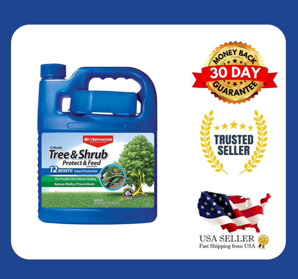 BioAdvanced Tree and Shrub, Concentrate_ protect and feed 64 oz