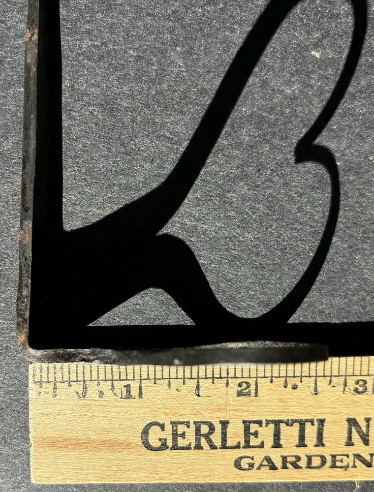 Hand Forged Wrought Iron Heart Shape Beam Spike Hook