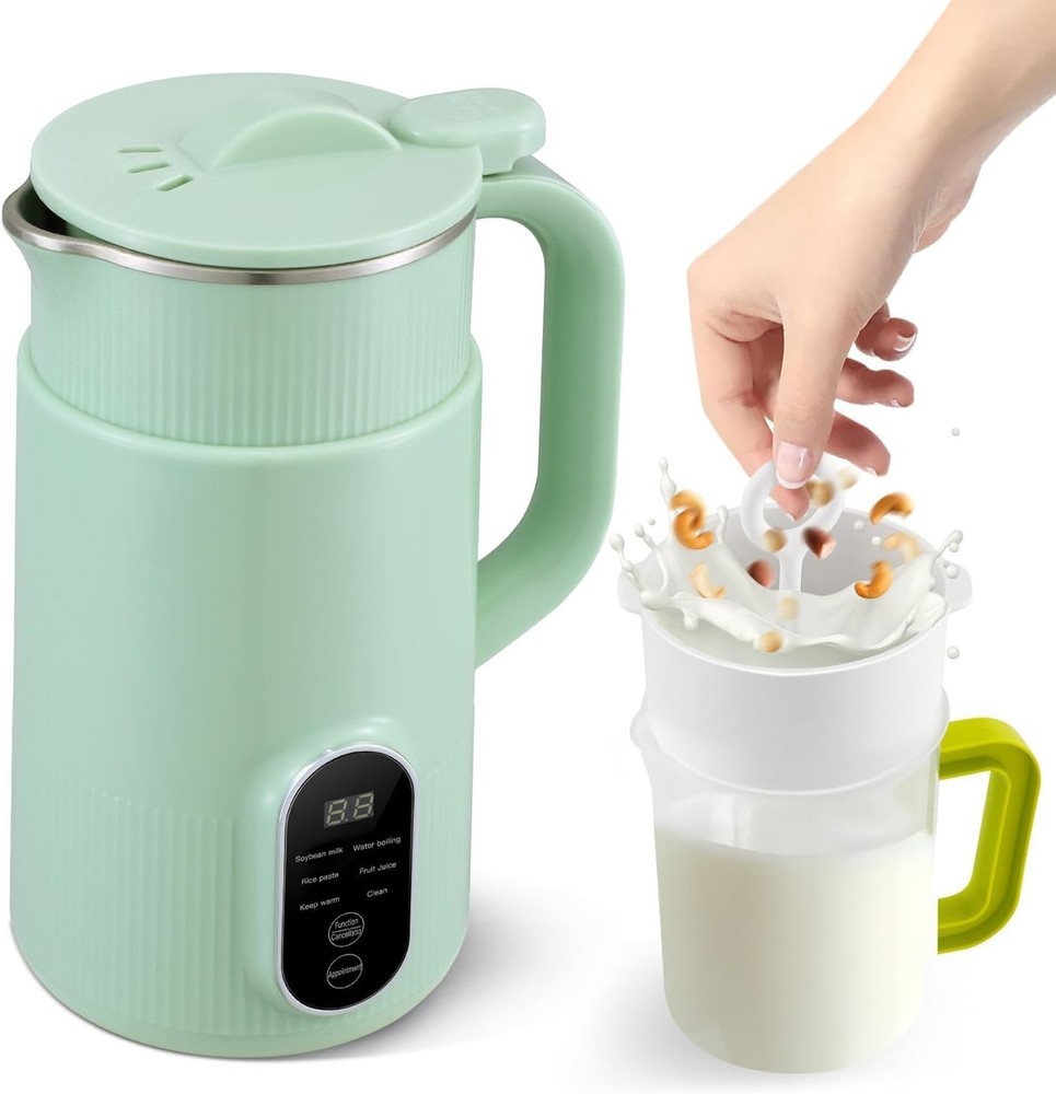 Automatic Nut Milk Maker Juice Boil Water Delay Start Self-Cleaning Keep Warm
