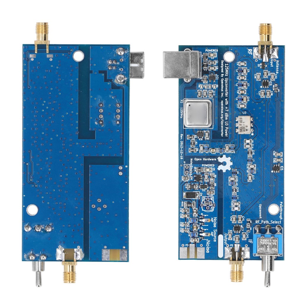 125MHz SDR Upconverter Set Variable Frequency Upconverter Board For RTL2832