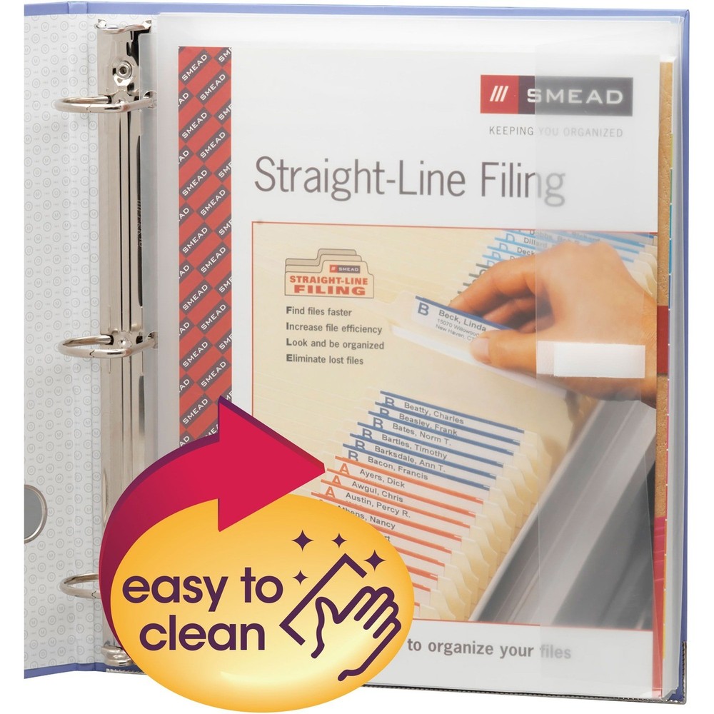 Smead 89500 Clear Poly Three-ring Envelope - Poly - 1 / Pack - Clear (SMD89500)