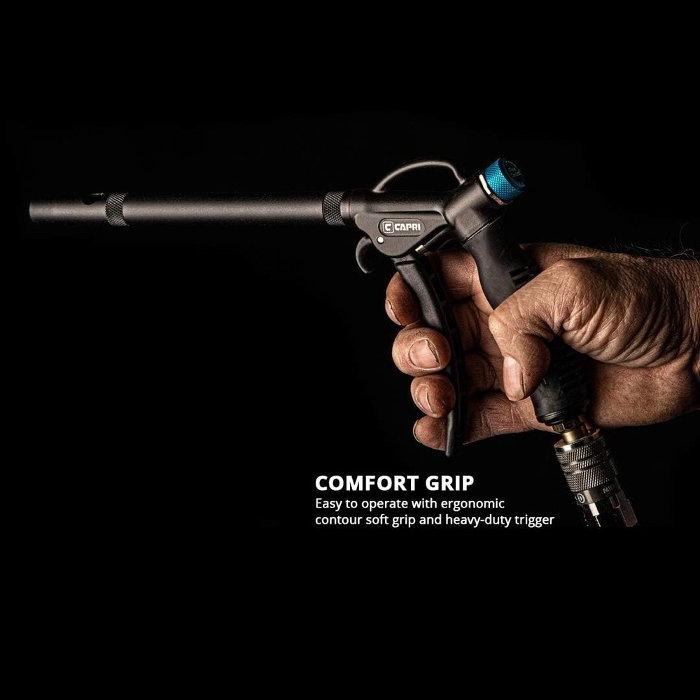 Powerful High Performance Air Blow Gun with Variable Air Flow and Extended