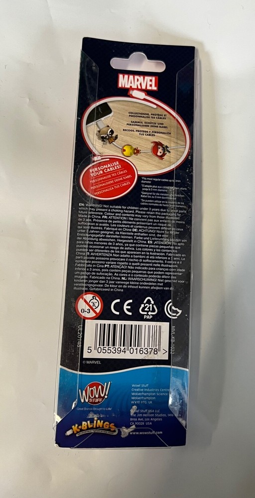 K-Bling Marvel Series One Cable Protectors