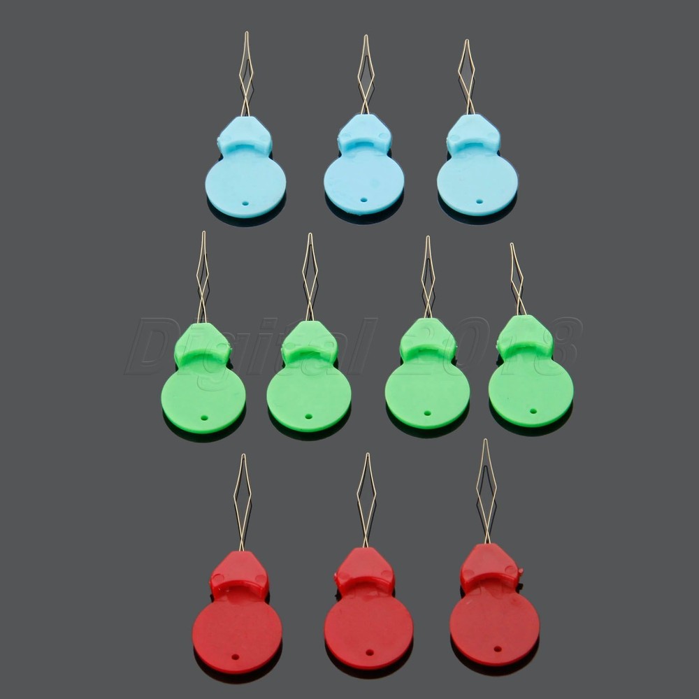 10x Plastic Needle Threader Wire Thread Sewing Machine Insert Hand Craft Tool