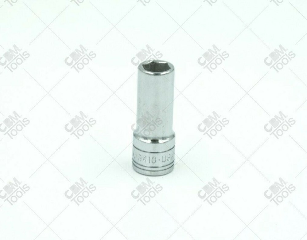 SK Hand Tools 8410 3/8" Dr. 10mm 6pt Deep Metric Chrome Socket
