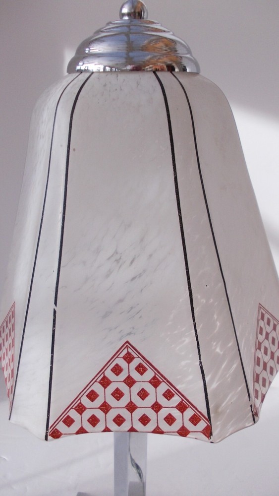 Original Chrome Art Deco Table Lamp