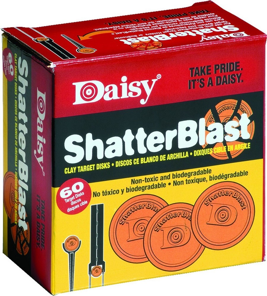 Daisy 2" Shatter Blast Target Sealed Plastic Box 60 Count - 873