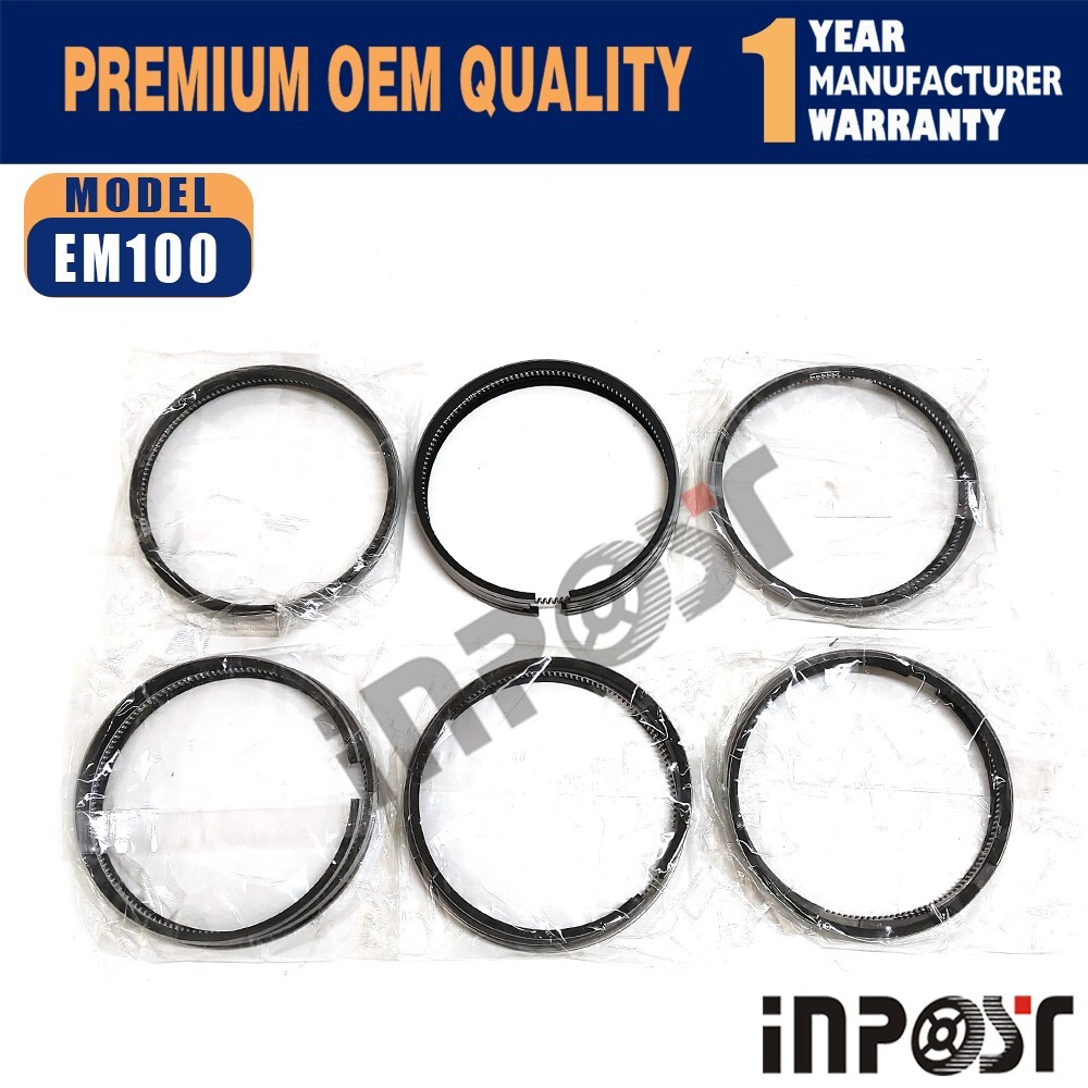 EM100 Piston + Ring Kit STD for Hino EM100 Engine