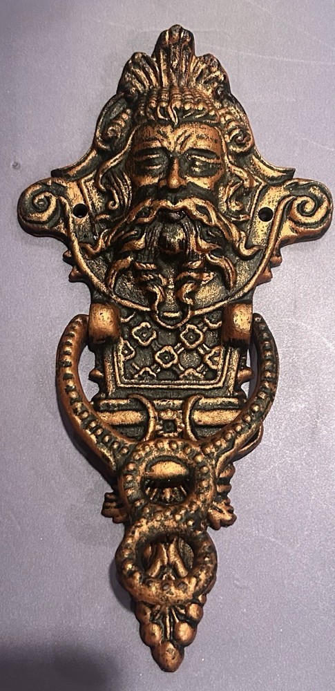 Cast Iron Green man Door Knocker