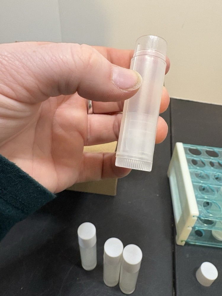 Chapstick Lip Gloss Tubes & Drying Rack DIY crafts