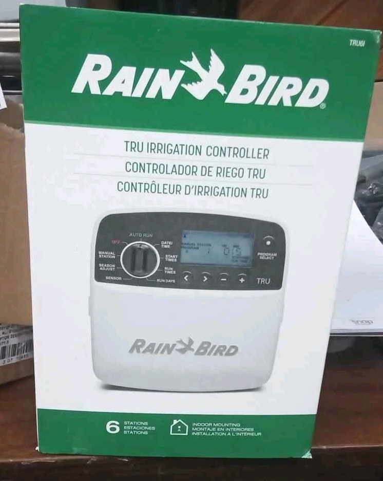 Rain Bird TRU61 TRU Irrigation Controller Indoor Mounting 6-Stations