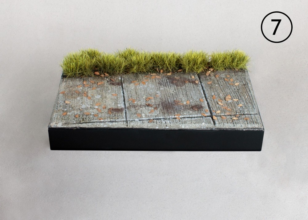 Scenic Display Base 8x13cm - Wooden Terrain Base for Scale Models - Custom made