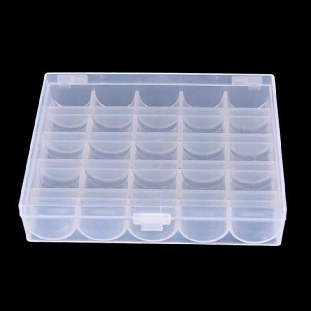 Bobbin Box,LNKA 2 Box Machine Organizer Plastic Case for Brother...