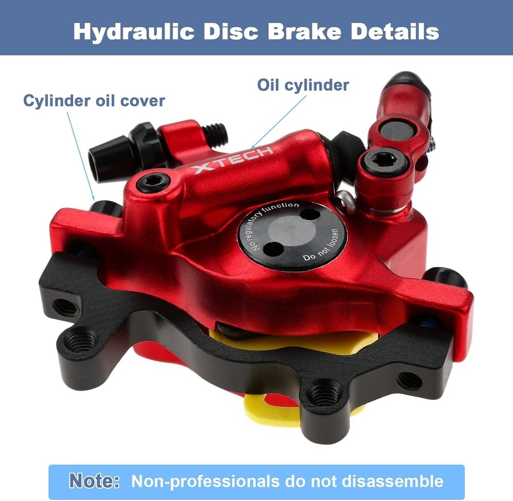 HB-100 Line Pulling Brake Calipers MTB 2PCS Red