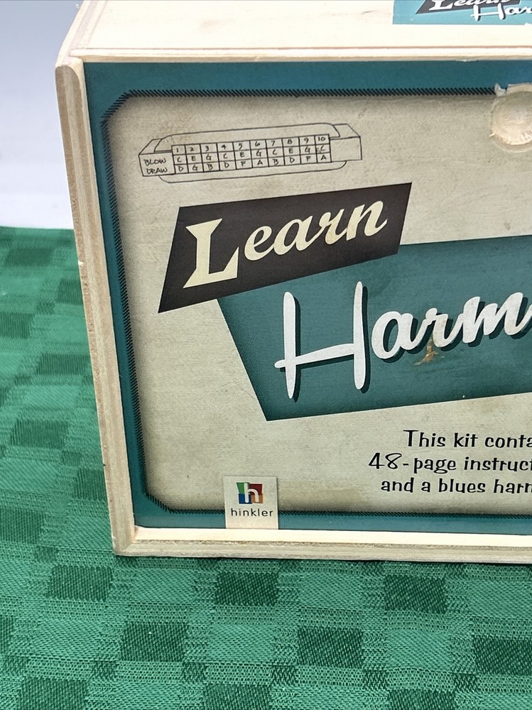 Learn Harmonica Learning Kit Retro Wooden Box 2014 Genuine Quality