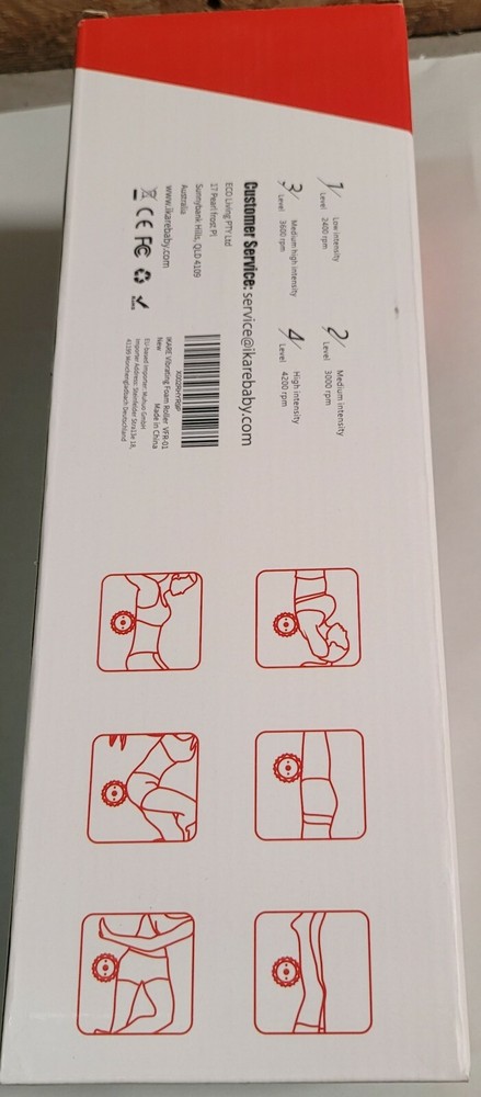 Ikare VFR-01 Vibrating Foam Roller Pro - Black With Remote Controller!!!