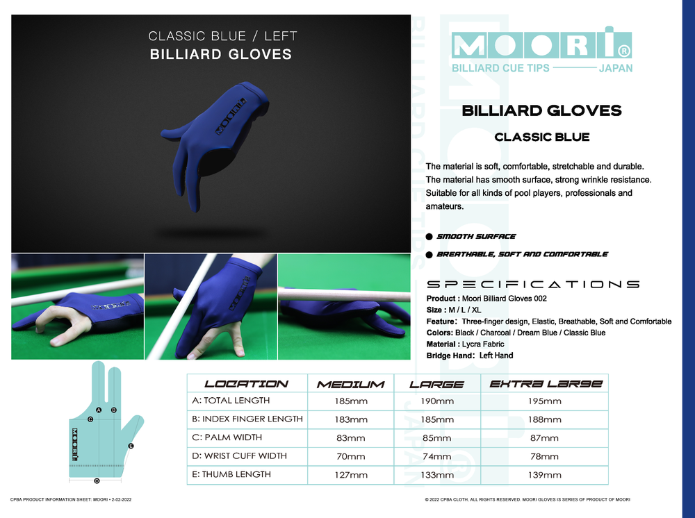 Genuine Moori pool cue tip & accessories