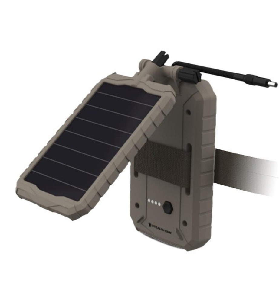 Stealth Cam Durable Sol Pak Solar Battery Pack 12V Solar Power Panel Battery