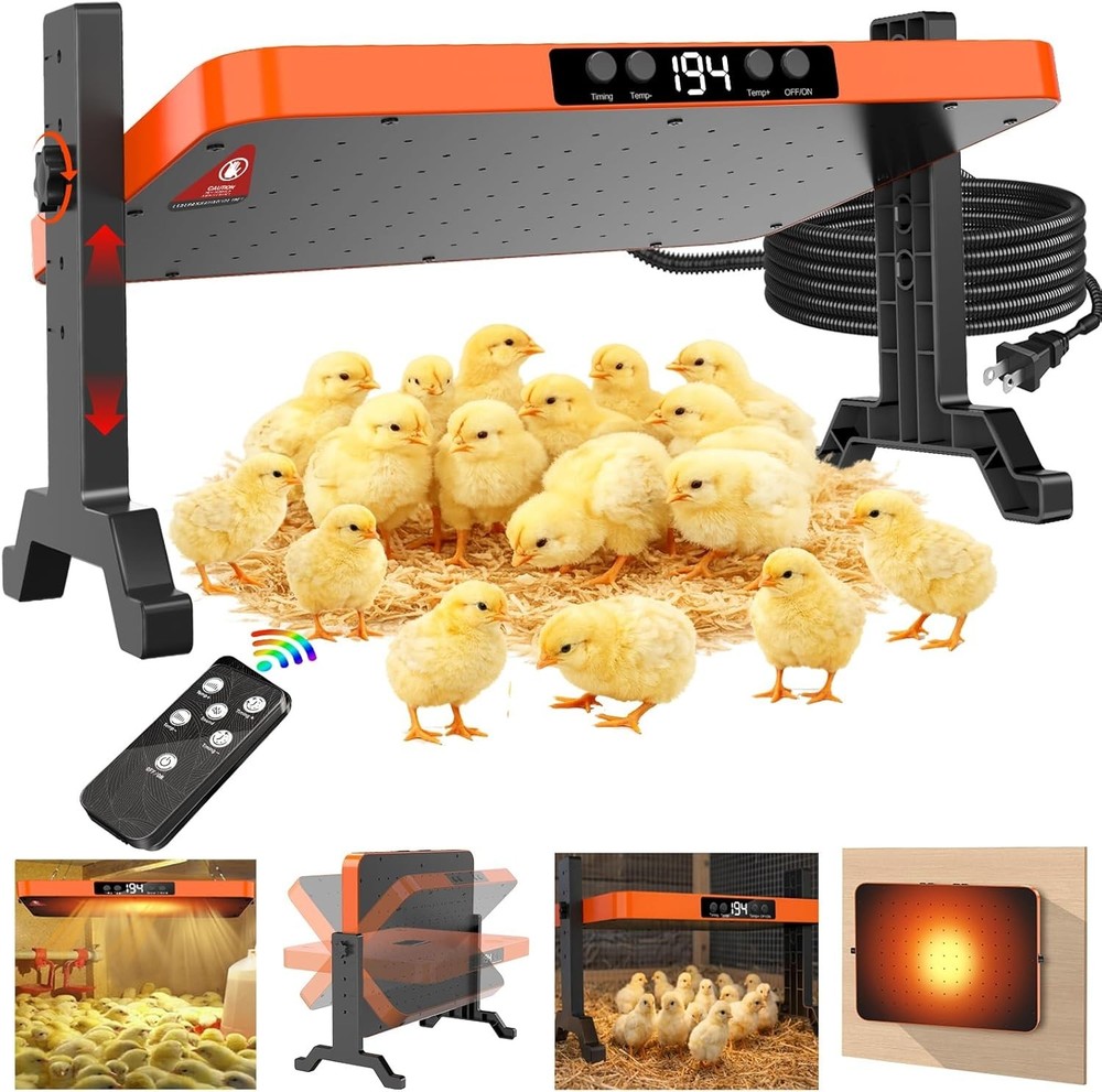 Chicken Coop Heater,200 Watts Chicks Brooder Heater with Overheating 173