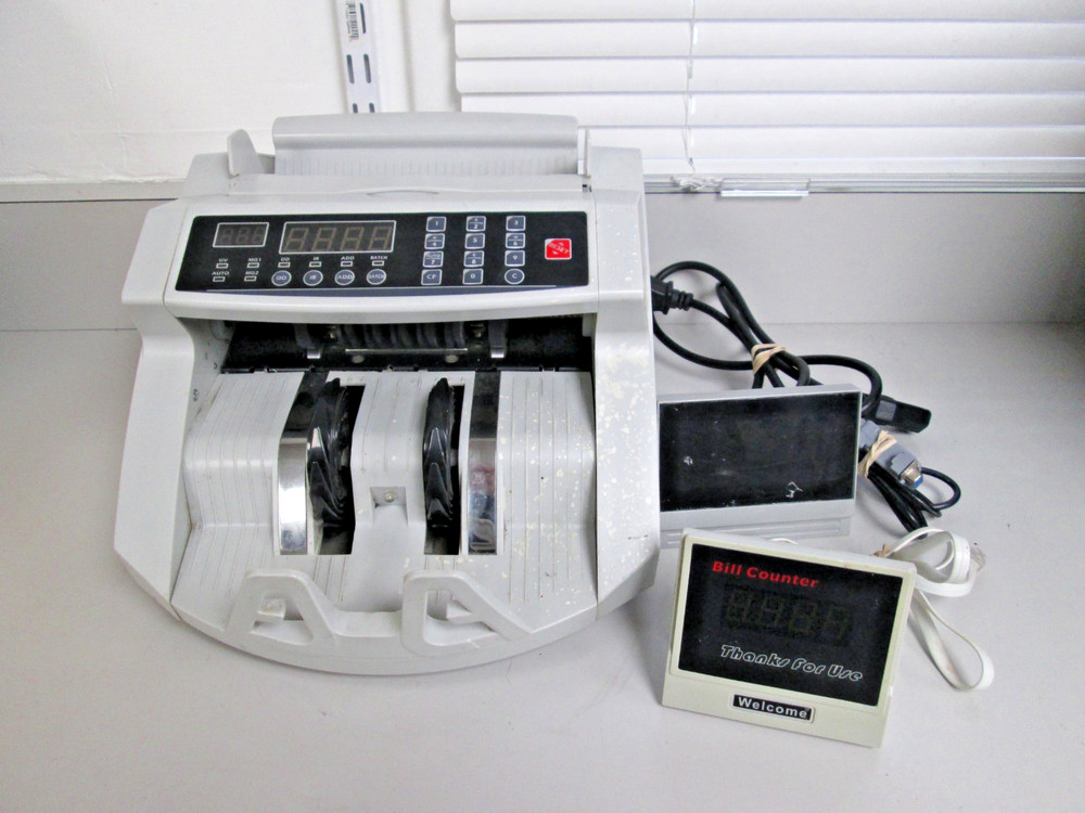 BILL COUNTER 2018 UV/MG COUNTER MACHINE WITH COUNTERFEIT BILL DETECTION
